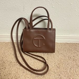 Small Brown Telfar Crossbody